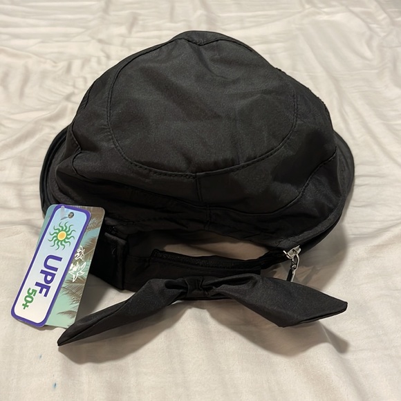 Brand is Simplicity Line. Womens black sun hat. One size. - Picture 2 of 3